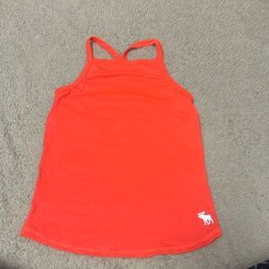 Orange Abercrombie sports tank top!